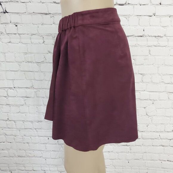 𝅺artitzia Wilfred Free Nescher Wrap Skirt Wine S - Picture 4 of 6